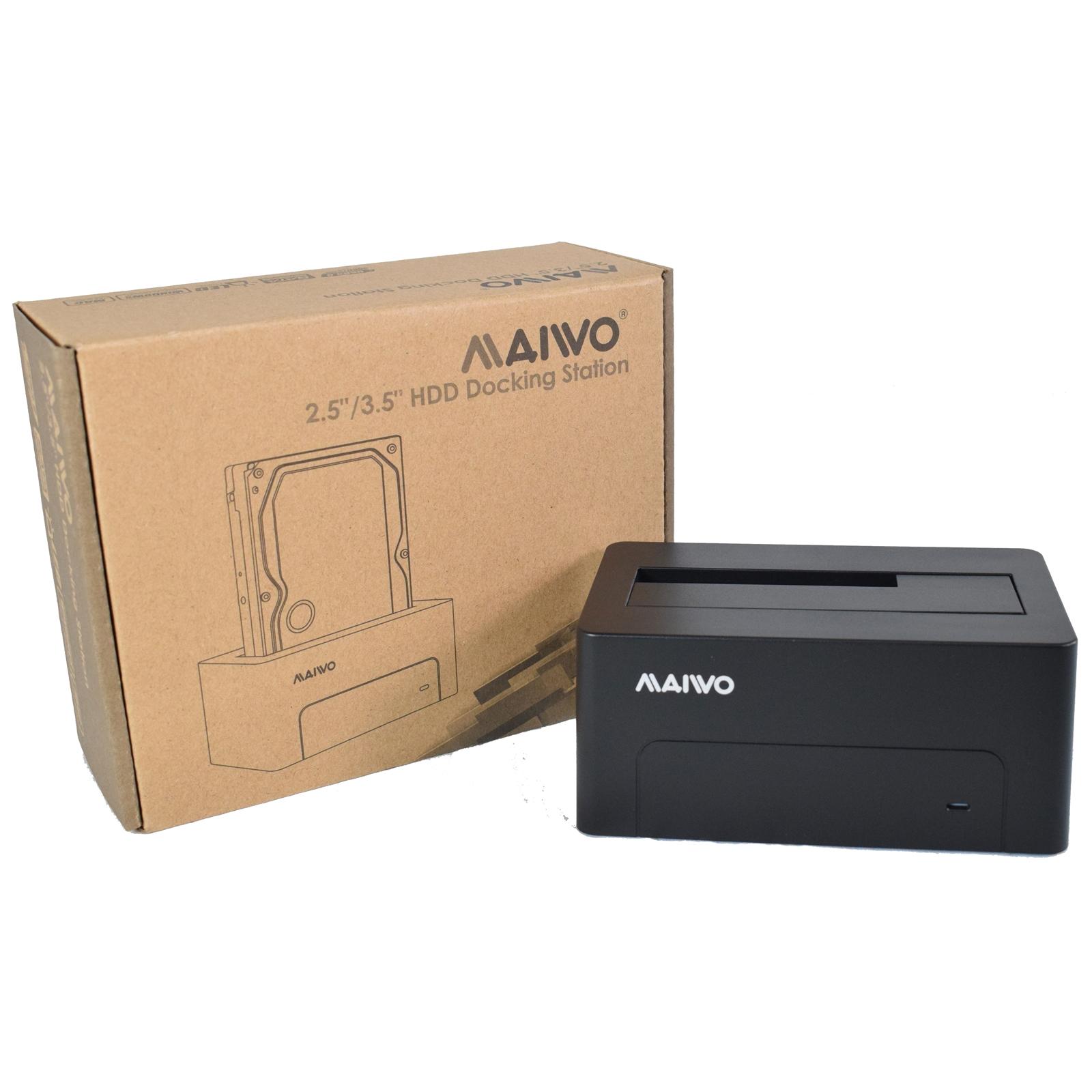 Maiwo K308 USB 3.0 SATA Hard Drive Dock 2.5" & 3.5" HDD SSD Docking Station