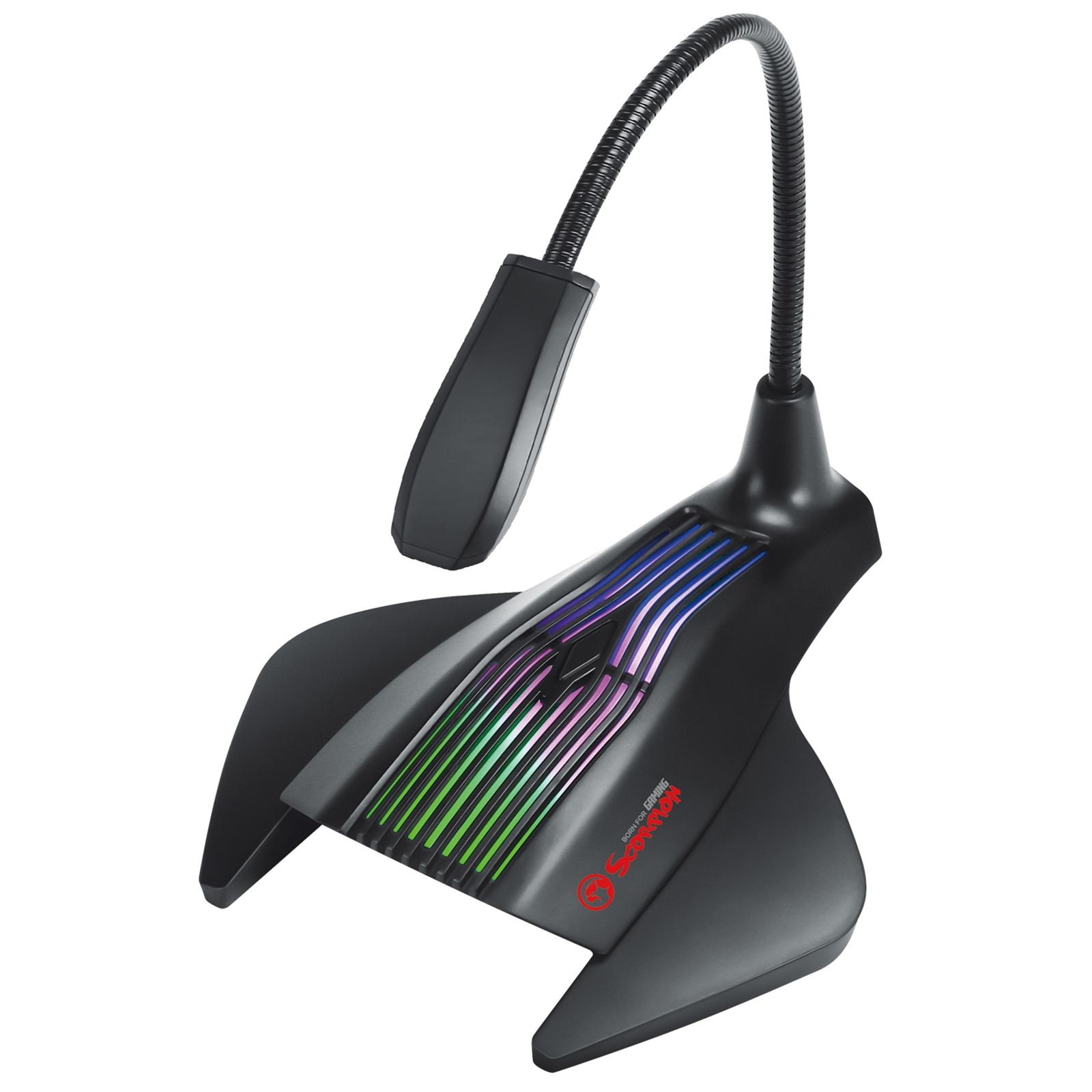 Marvo Scorpion MIC-01 RGB USB Gaming Microphone Omnidirectional Streaming Mic thumbnail 2