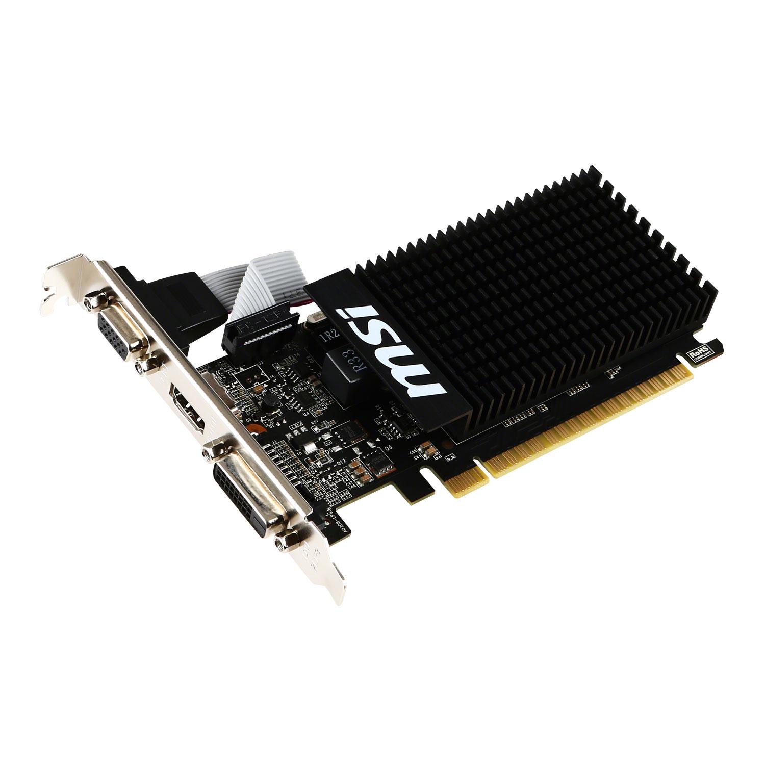 MSI GeForce GT 710 2GB DDR3 Low Profile Passive Graphics Card HDMI DVI VGA thumbnail 3