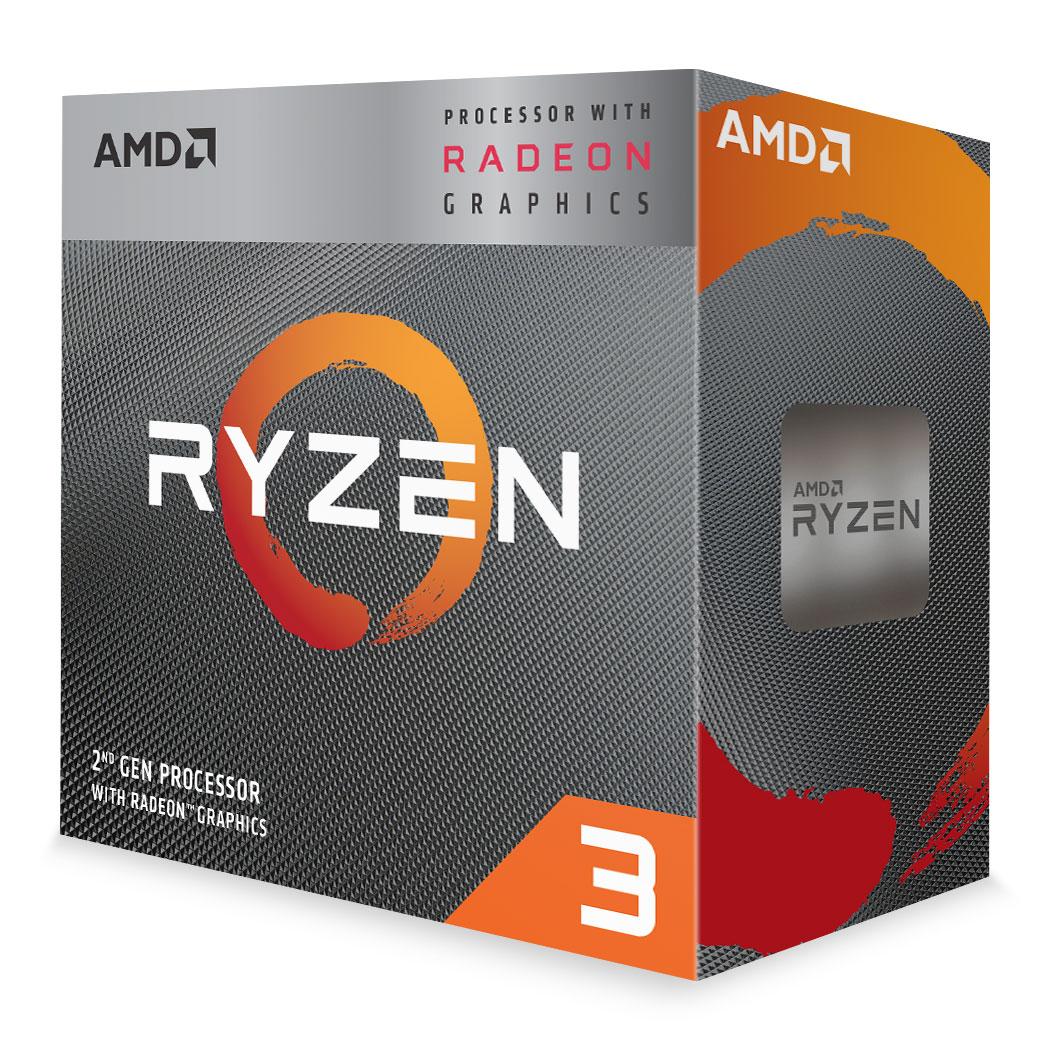 AMD Ryzen 3 3200G Radeon Vega 8 Graphics AM4 Quad Core 3.6GHz 4.0GHz Turbo 65W CPU