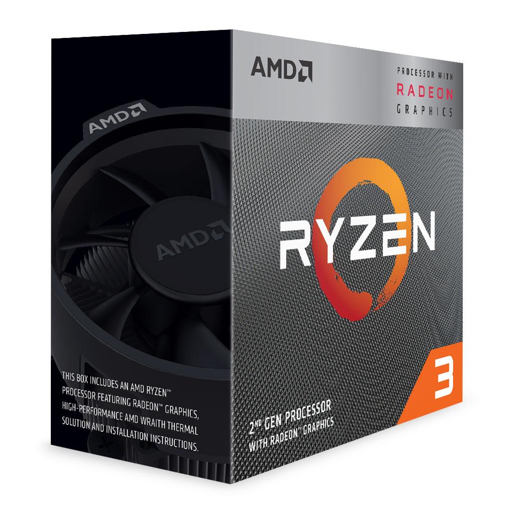 AMD Ryzen 3 3200G Radeon Vega 8 Graphics AM4 Quad Core 3.6GHz 4.0GHz Turbo 65W CPU thumbnail 2