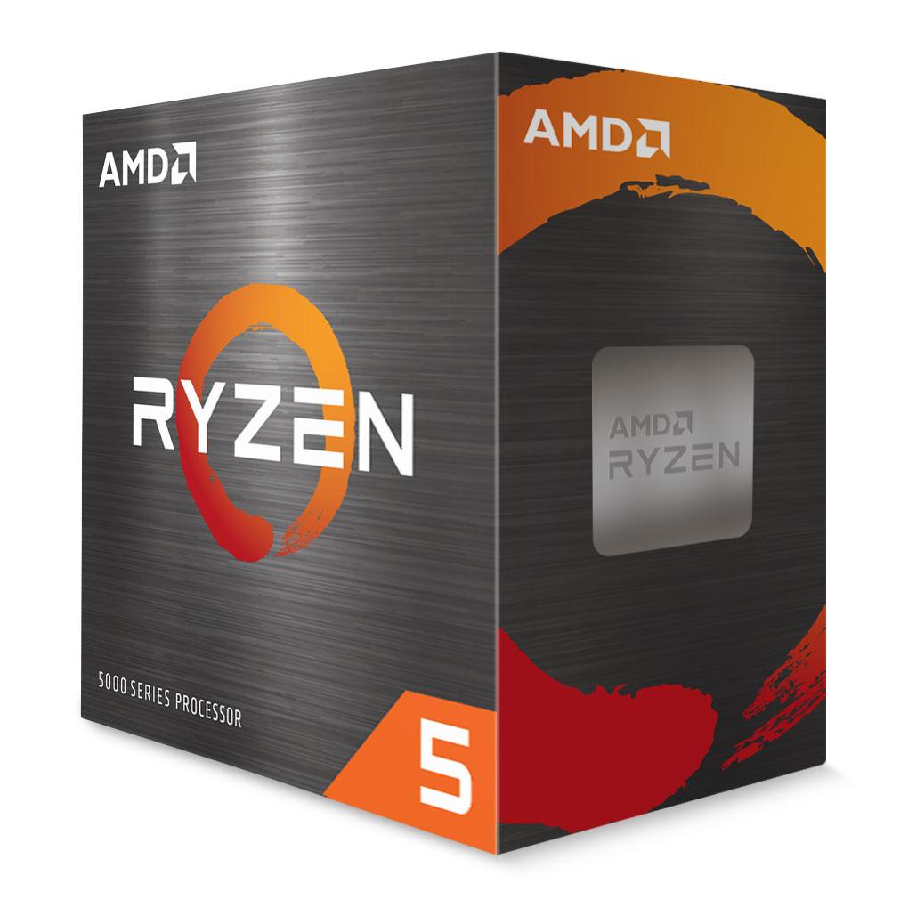 AMD Ryzen 5 5500 AM4 Zen 3 6 Core 12 Thread 3.6GHz 4.2GHz Turbo CPU with Wraith Stealth Cooler