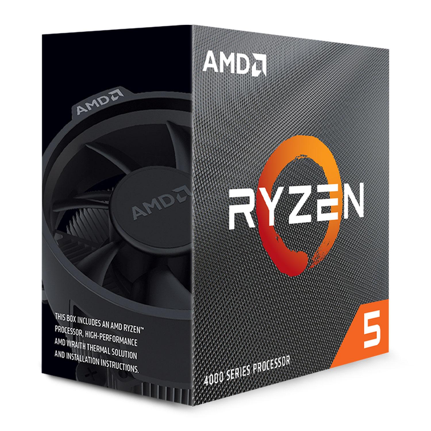 AMD Ryzen 5 4500 AM4 6 Core 12 Thread 3.6GHz 4.1GHz Turbo CPU with Wraith Stealth Cooler thumbnail 2