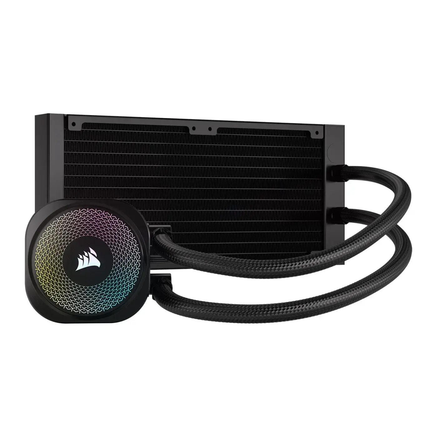 Corsair NAUTILUS 240 RS ARGB AIO CPU Cooler Black, 2x 120mm ARGB RS120 Copper Coldplate Aluminium Radiator Intel/AMD thumbnail 4