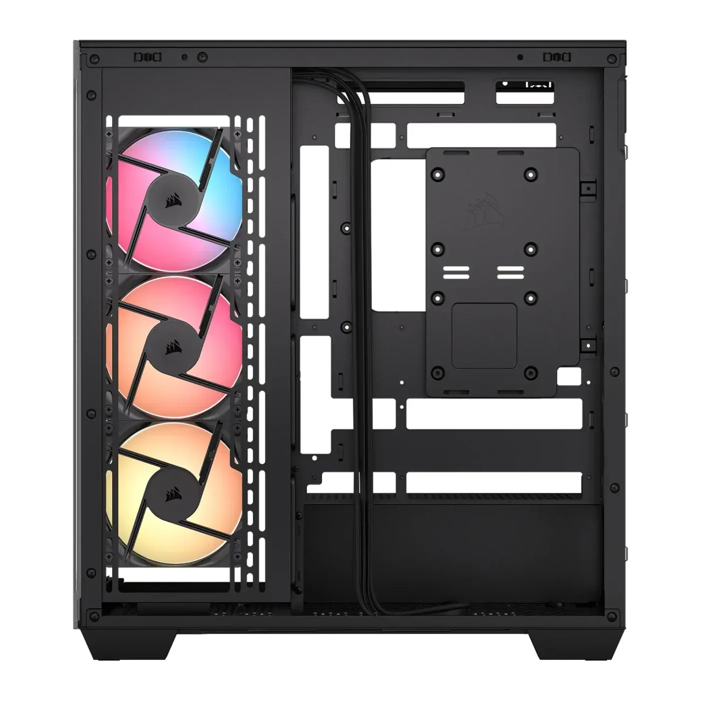 Corsair 3500X RS-R ARGB Black Mid Tower Tempered Glass Reverse Connection 3x RS120R Fans USB 3.2 Type-C thumbnail 2