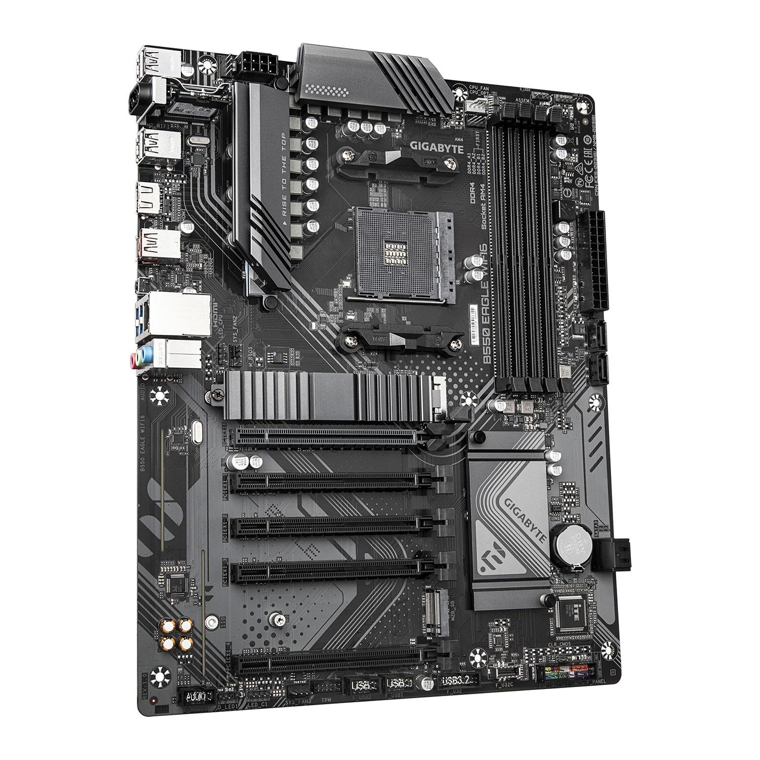 Gigabyte B550 EAGLE WIFI6 Motherboard + AMD Ryzen 5 5500 CPU Bundle thumbnail 3