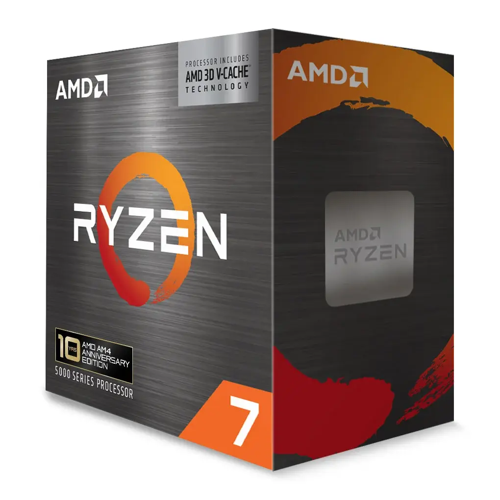 AMD Ryzen 7 5800X3D 10th Anniversary AM4 CPU 8 Core 4.5GHz 96MB 3D V-Cache thumbnail 3
