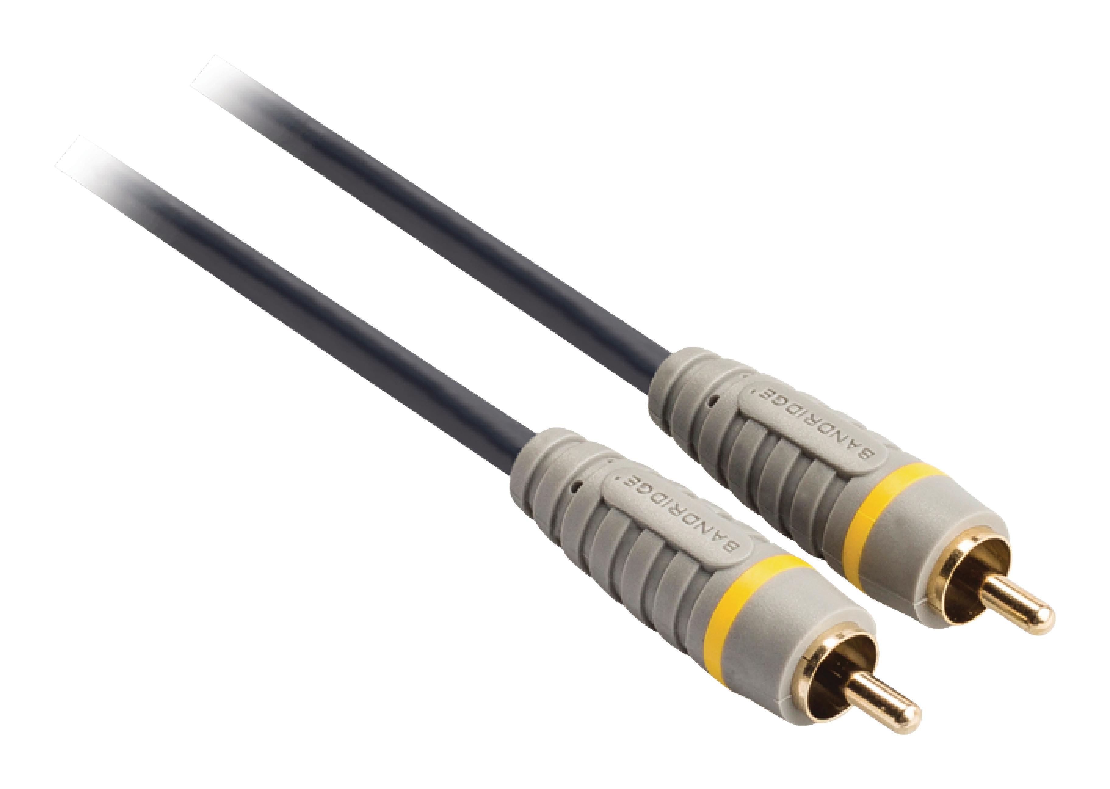 Bandridge 5m Composite Video Cable RCA Male to RCA Male Blue BVL5005 thumbnail 3