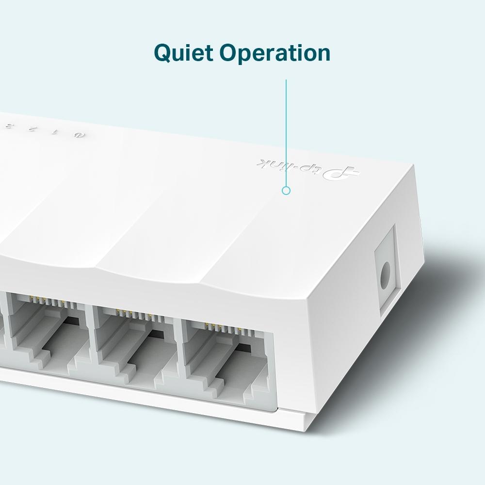 TP-Link LS1005 5-Port Fast Ethernet Desktop Network Switch 10/100Mbps Plug & Play thumbnail 5