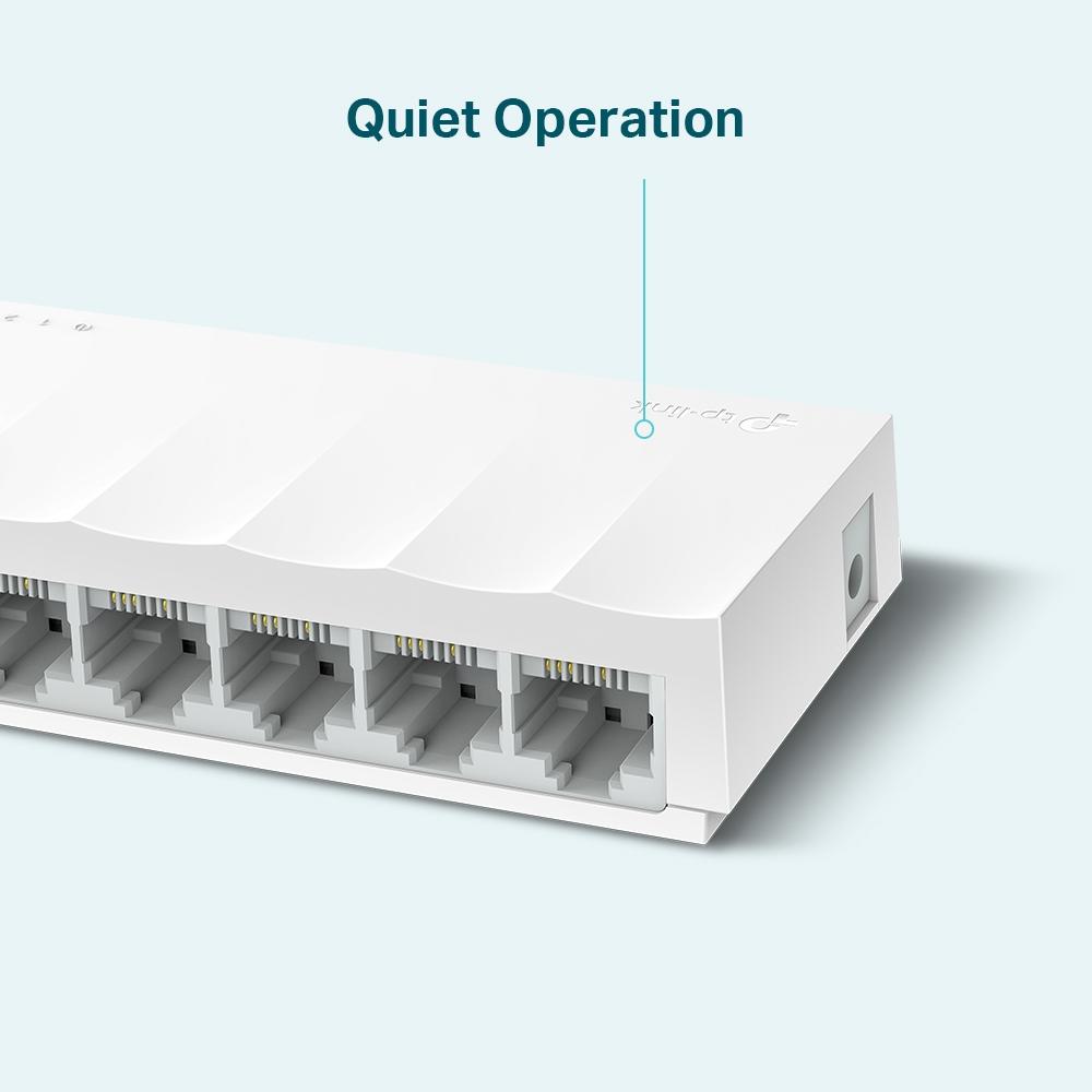 TP-Link LS1008 8-Port Fast Ethernet Desktop Network Switch 10/100Mbps thumbnail 5