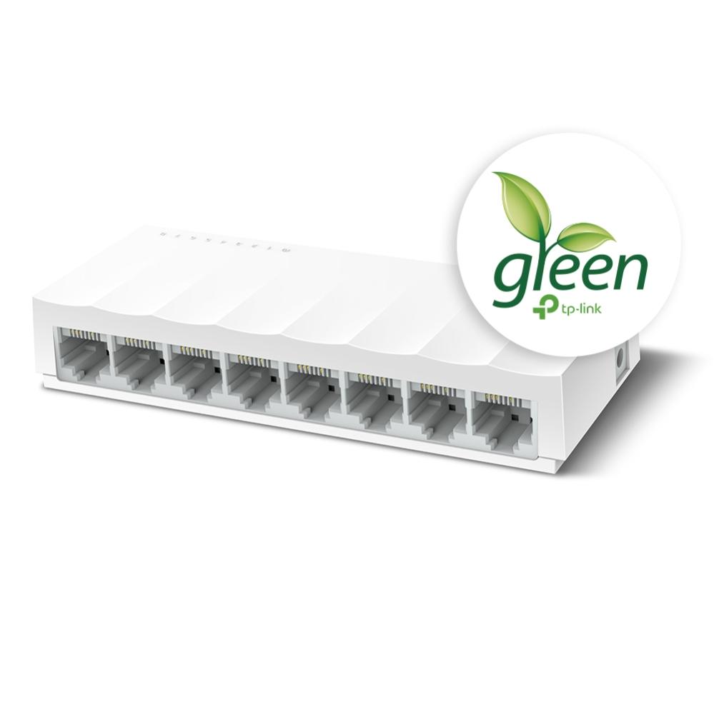 TP-Link LS1008 8-Port Fast Ethernet Desktop Network Switch 10/100Mbps thumbnail 3
