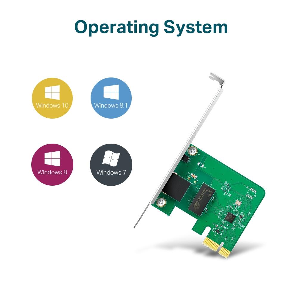 TP-Link TG-3468 Gigabit PCI Express Network Adapter 10/100/1000Mbps Ethernet Card thumbnail 3