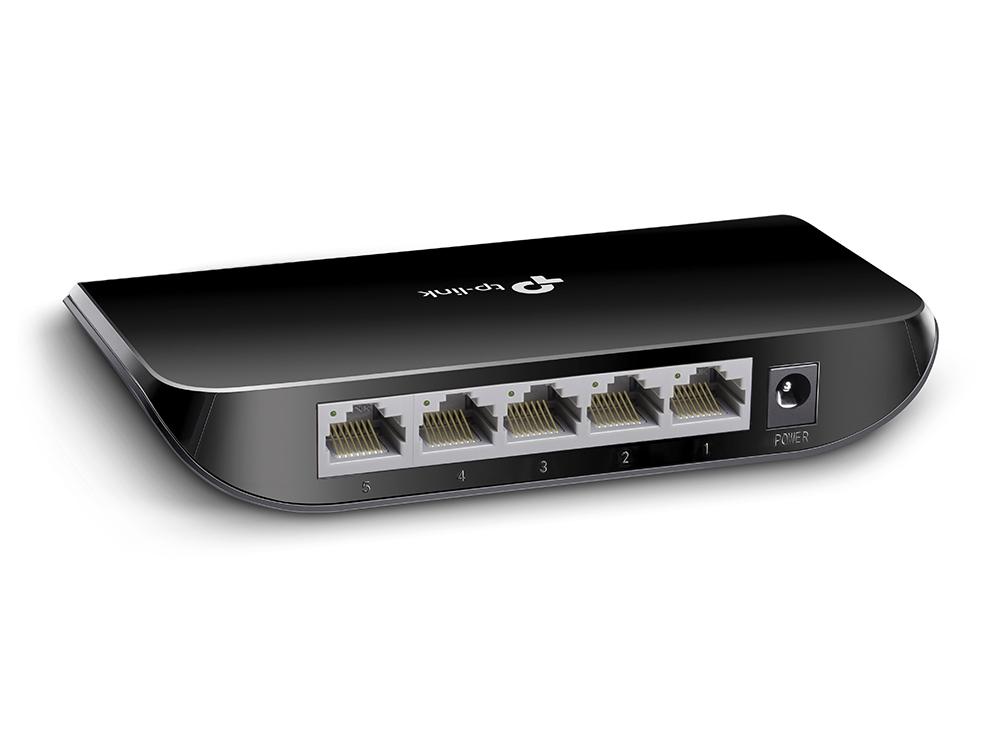 TP-Link TL-SG1005D 5-Port Gigabit Desktop Network Switch 10/100/1000Mbps Plug & Play thumbnail 5