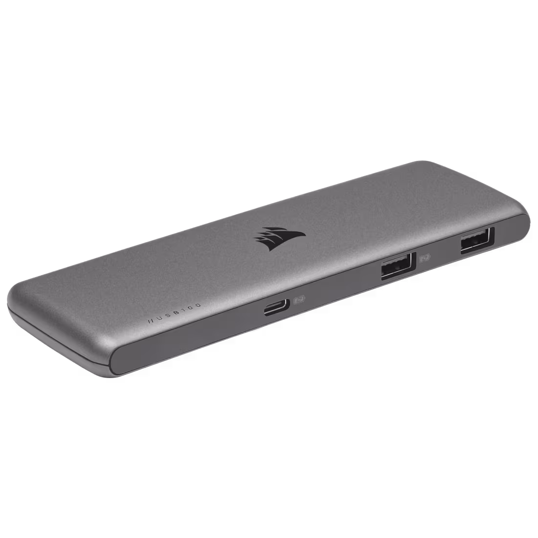 Corsair USB100 7-Port USB Hub with 3x USB-C & 4x USB-A Powered Expansion Hub thumbnail 2