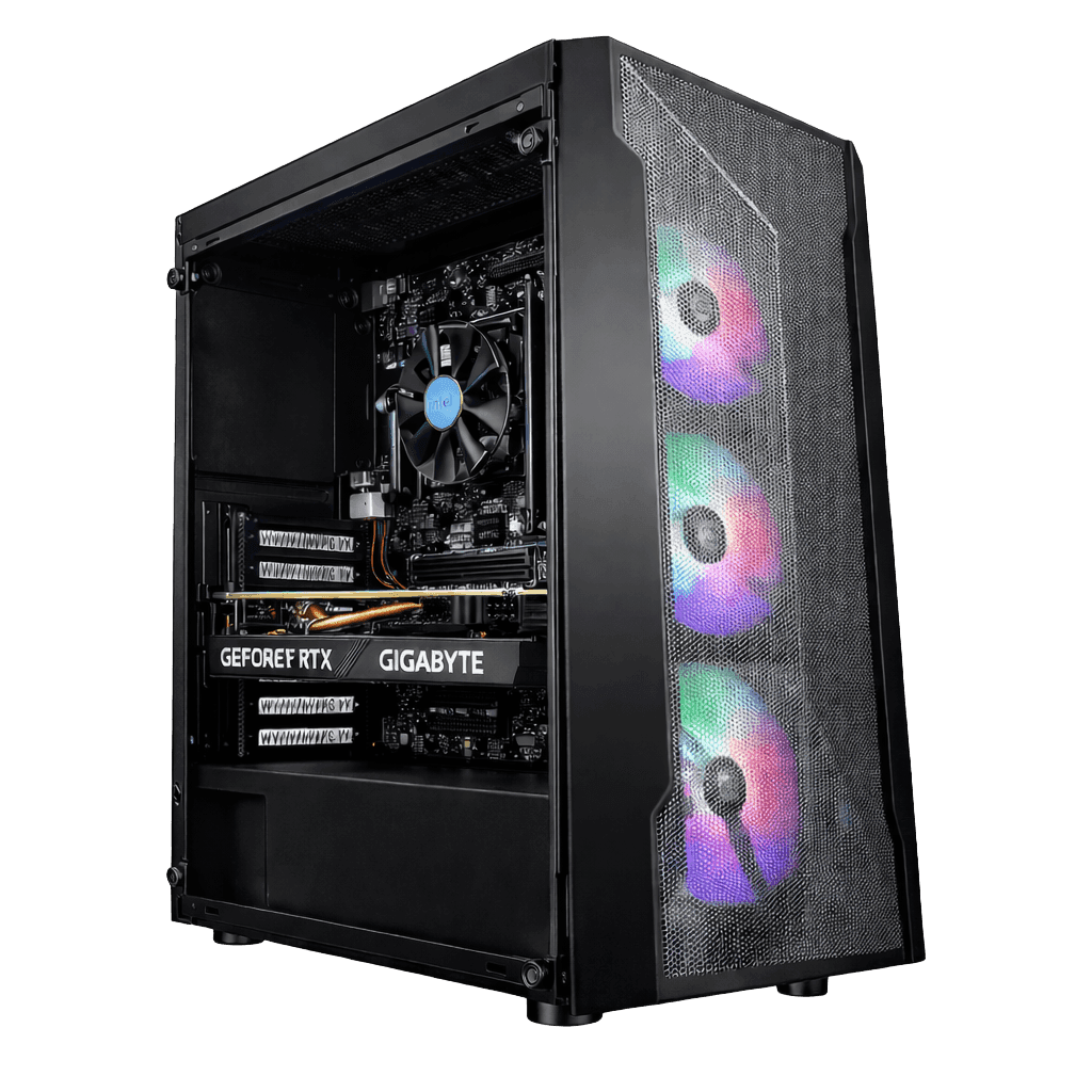 PCGH ShadowCore i3 3050 Gaming PC – RTX 3050 i3 14100F 16GB RAM