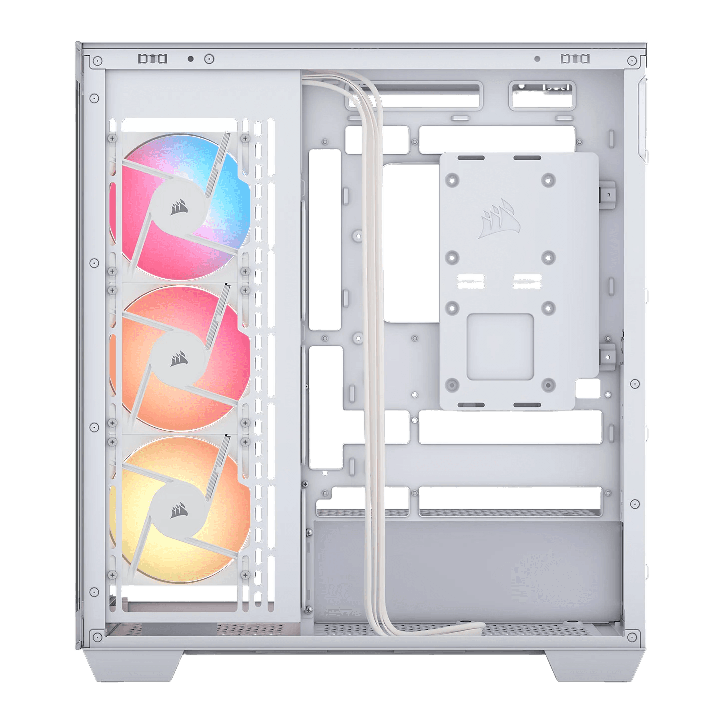 Corsair 3500X RS-R ARGB White Mid Tower Tempered Glass Reverse Connection 3x RS120R Fans USB 3.2 Type-C thumbnail 3