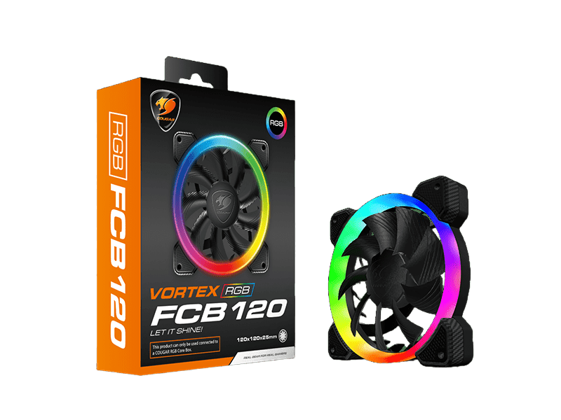Cougar Vortex FCB 120mm RGB Case Fan thumbnail 2