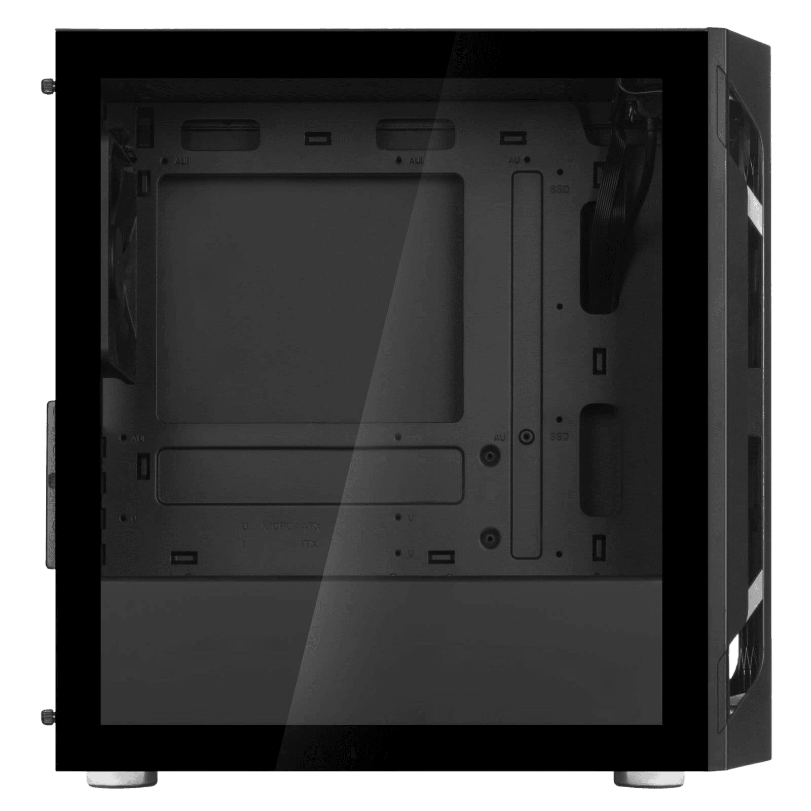 Silverstone Fara H1M G Black Gaming Case 1 x 120mm Fan thumbnail 4