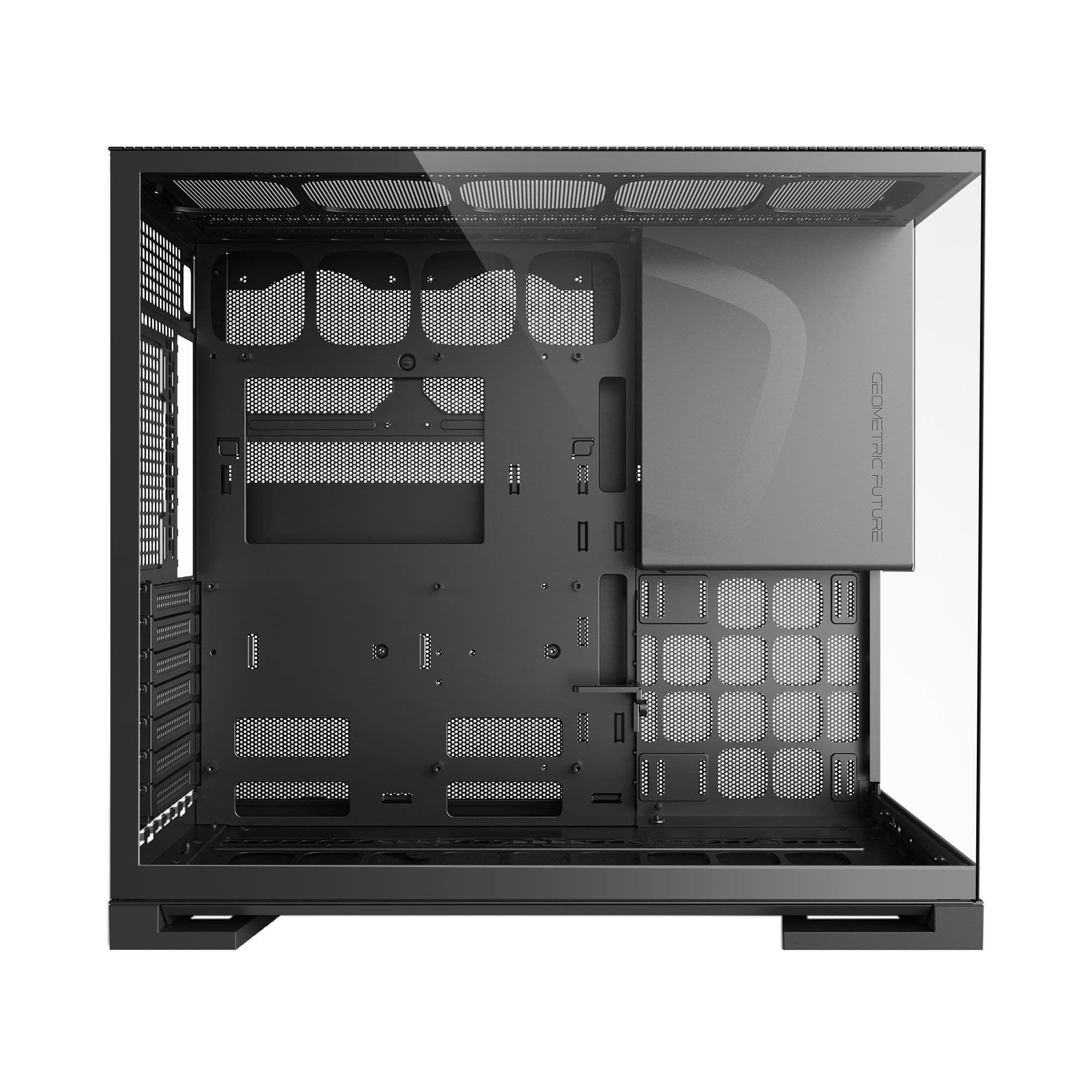 Geometric Future Model 5 Black/Grey E-ATX Mid Tower PC Case 420mm Radiator USB-C thumbnail 5