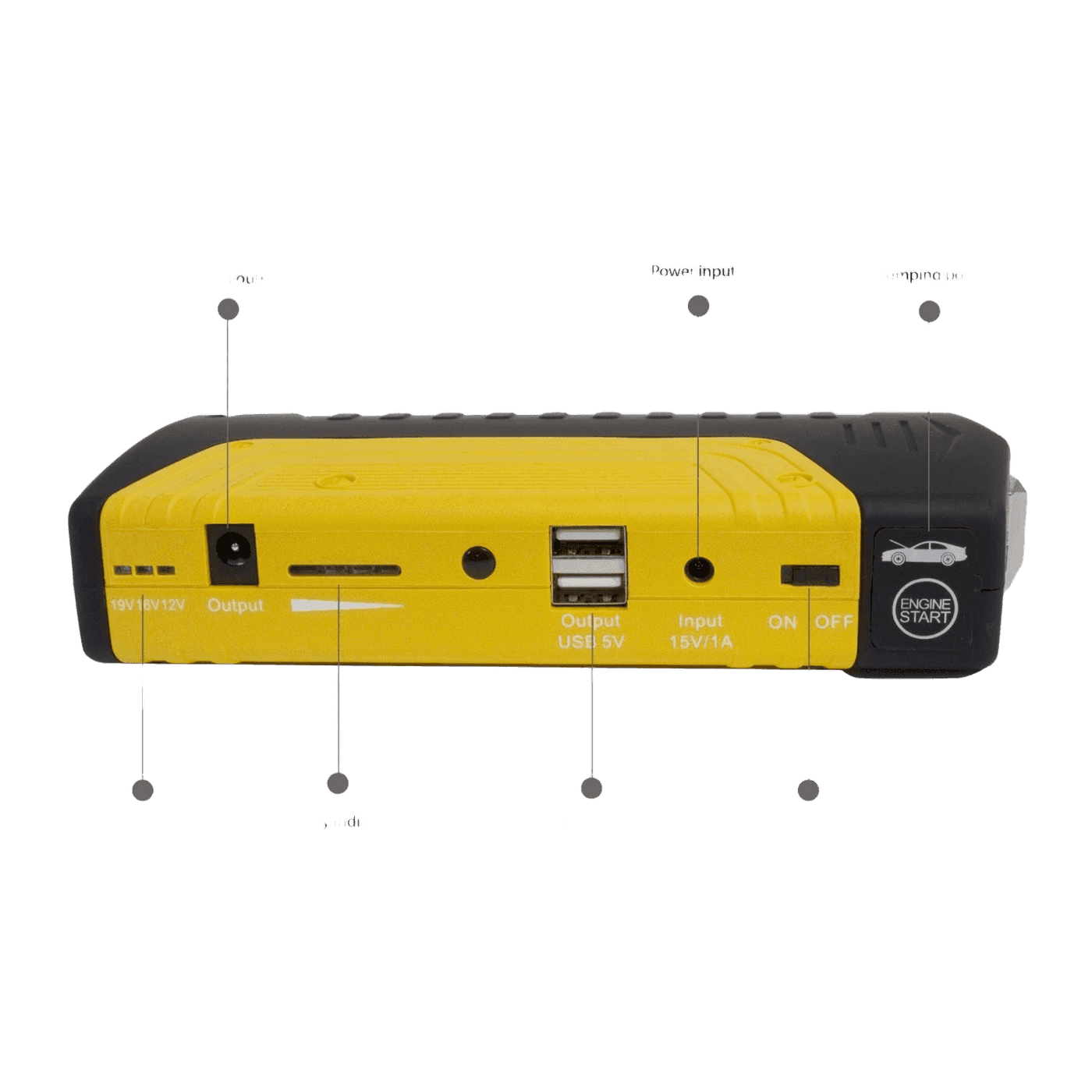 Sumvision Car Jump Start Portable Charger 9000mAh Power Bank thumbnail 2