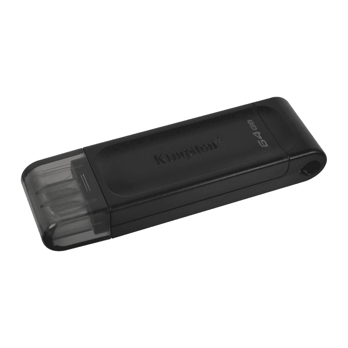 Kingston 64GB DataTraveler 70 USB-C 3.2 Gen1 Flash Drive — Cap thumbnail 3