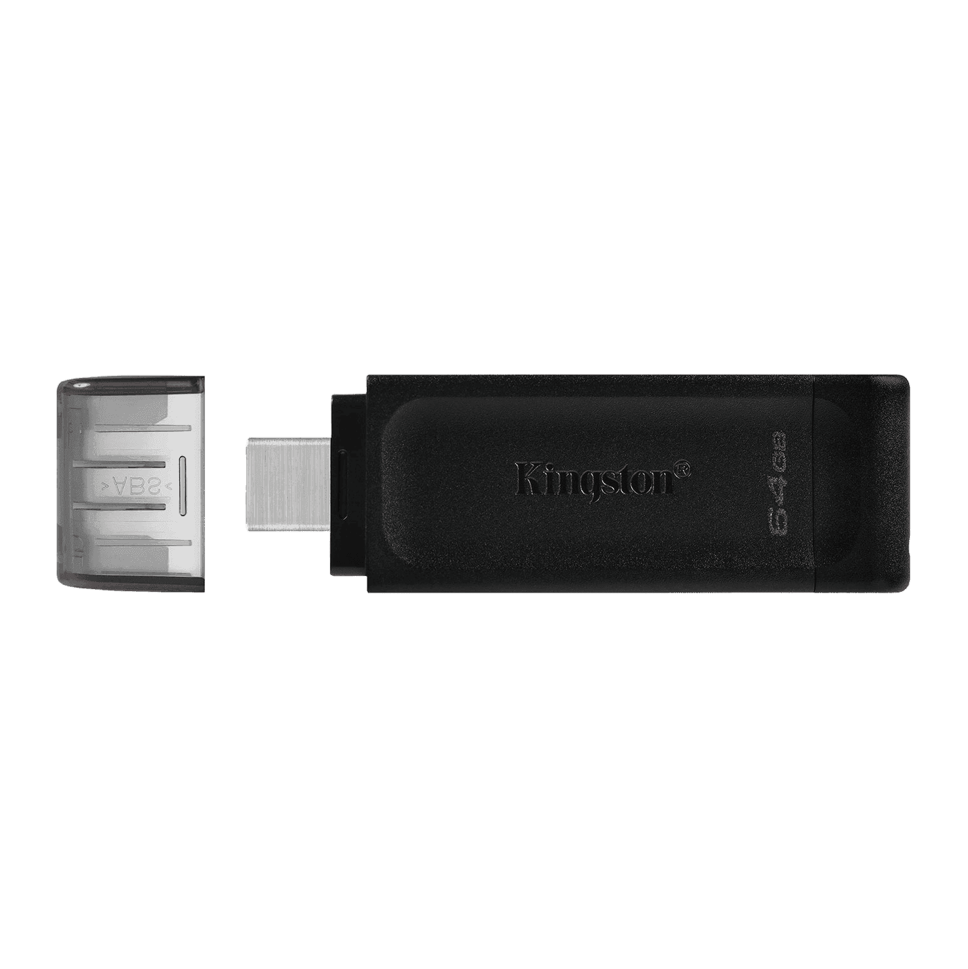 Kingston 64GB DataTraveler 70 USB-C 3.2 Gen1 Flash Drive — Cap thumbnail 2