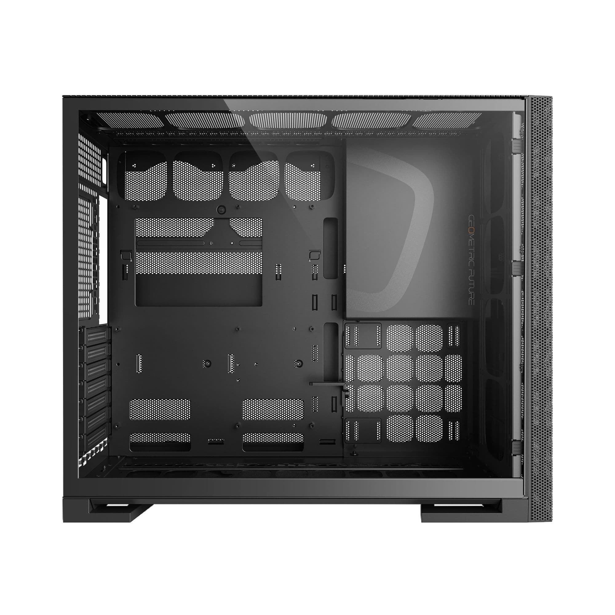Geometric Future Model 5 Vent Black E-ATX Mid Tower PC Case with 5 ARGB Fans USB-C thumbnail 5