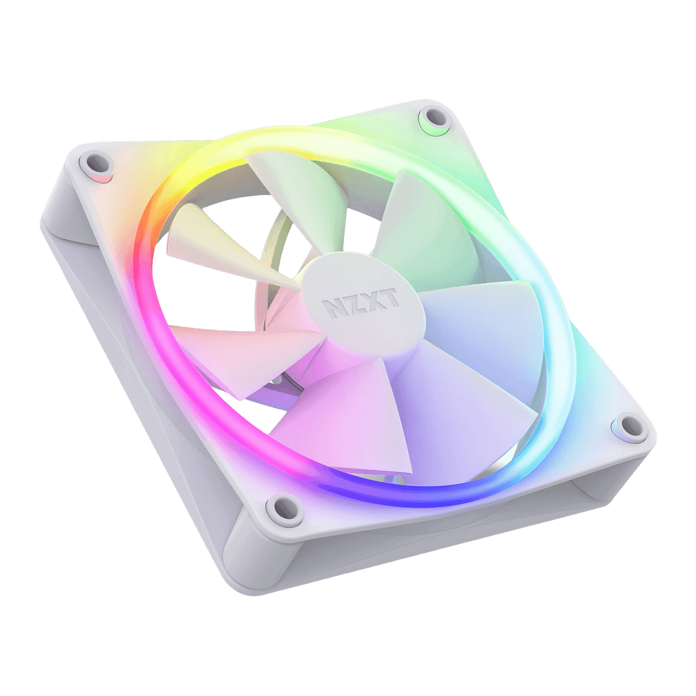 NZXT F120 RGB 120mm PWM Single High Airflow Fan — White thumbnail 3