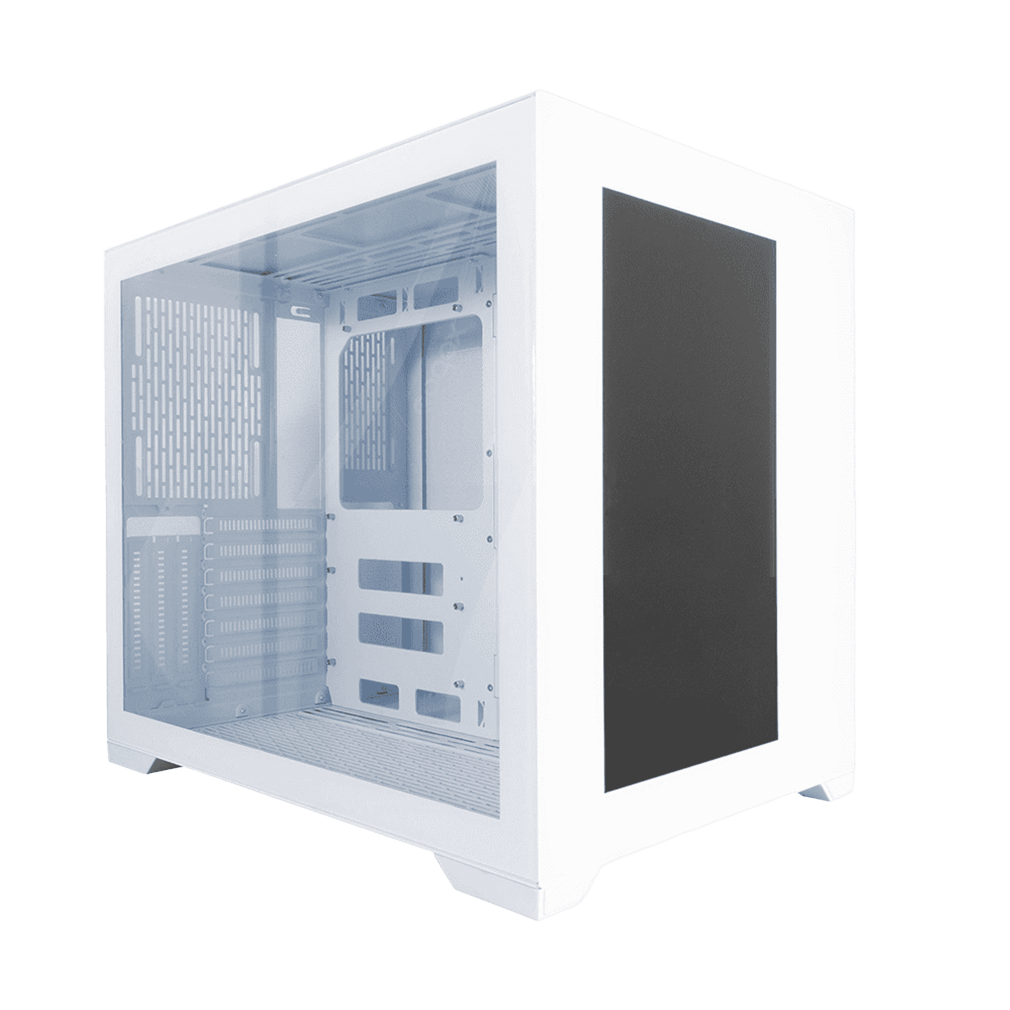 1st Player Steampunk SP7 Emotion View LCD Screen White Mid Tower Case thumbnail 4
