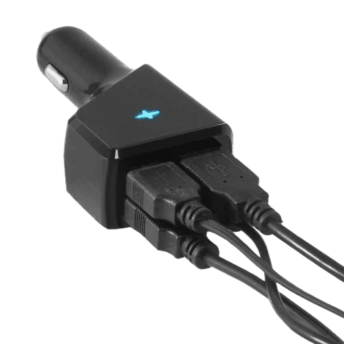 Sumvision 4 Port USB Device In-Car Charger 5V 24W Cigarette Lighter Connection thumbnail 4