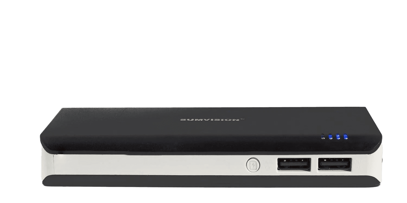 Sumvision Dual Output 10000mAh Universal Power Bank Black thumbnail 3