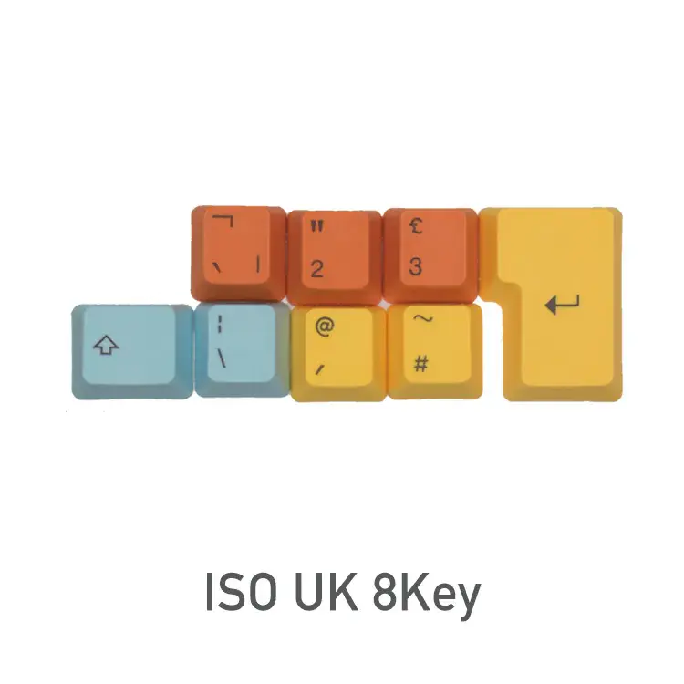 Tai-Hao PBT Double-Shot Full Keycap Set — Hawaii (Sunset & Ocean), ANSI + ISO UK Layout thumbnail 4