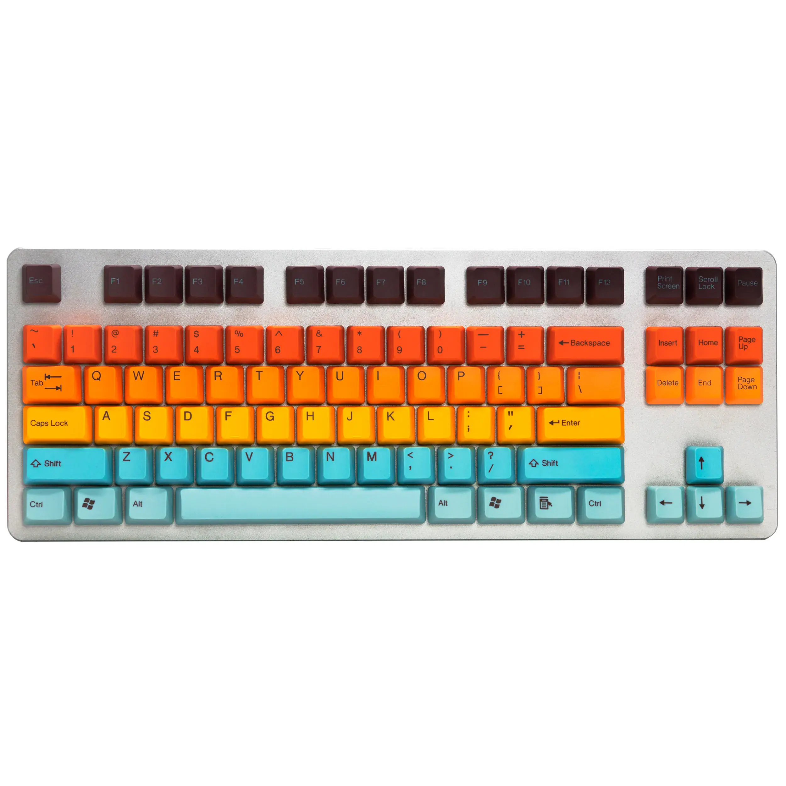 Tai-Hao PBT Double-Shot Full Keycap Set — Hawaii (Sunset & Ocean), ANSI + ISO UK Layout thumbnail 2