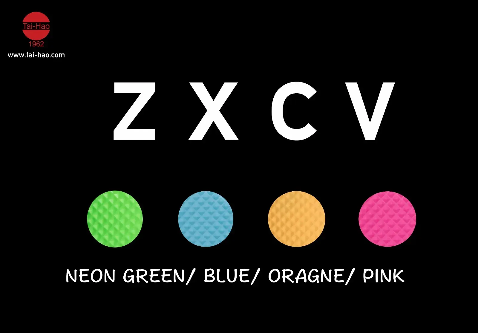 Tai-Hao TPR Rubber Backlit Double-Shot ZXCV Gaming Keycaps — Neon Pink (Set of 4) thumbnail 2