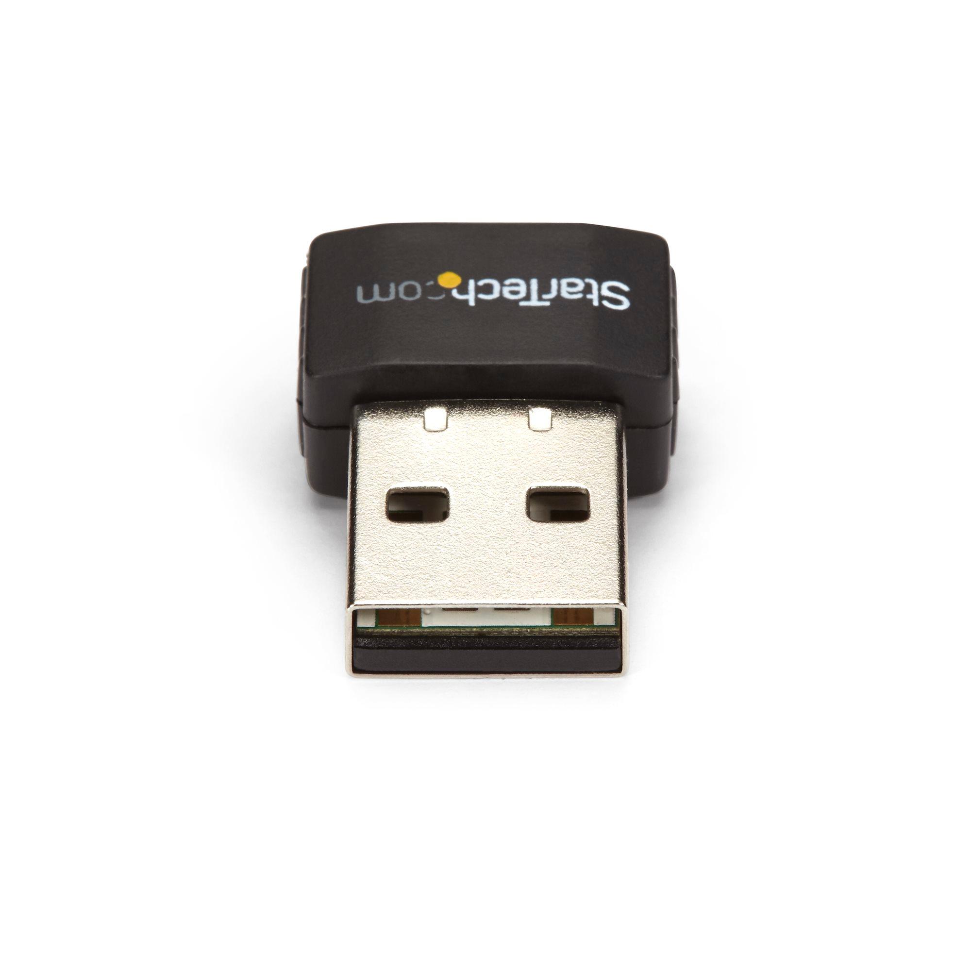 StarTech USB433ACD1X1 AC600 Dual Band USB Wi-Fi Adapter Nano Wireless AC USB Adapter thumbnail 2