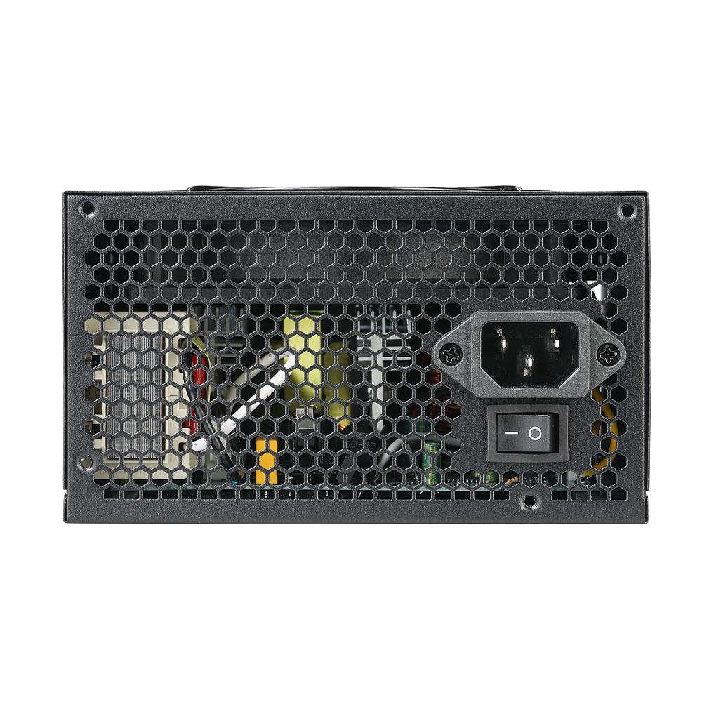 Vida Lite 750W ATX Power Supply — Ultra-Quiet 120mm Fan, PCIe, Flat Black Cables thumbnail 3