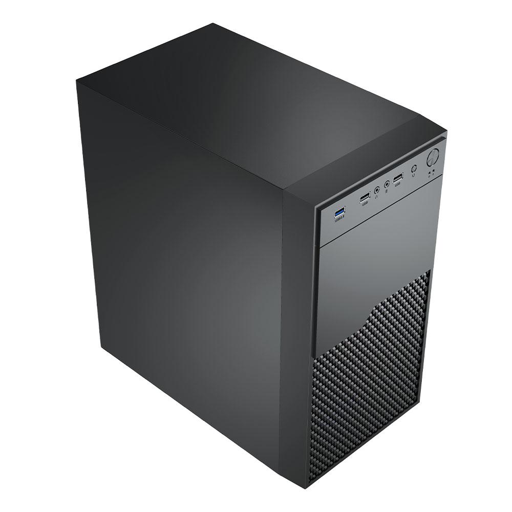 Vida Enterprise Black Office Case — Micro ATX, Mesh Front, 120mm Rear Fan thumbnail 3
