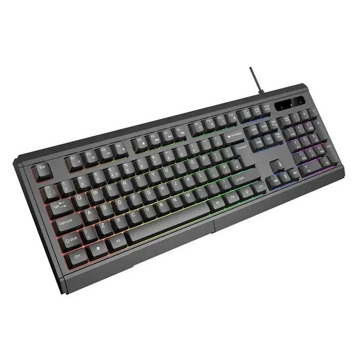 VIDA Gamer 4-in-1 USB Kit — RGB Keyboard, Mouse, Headset & Mouse Mat, UK QWERTY (Black) thumbnail 3