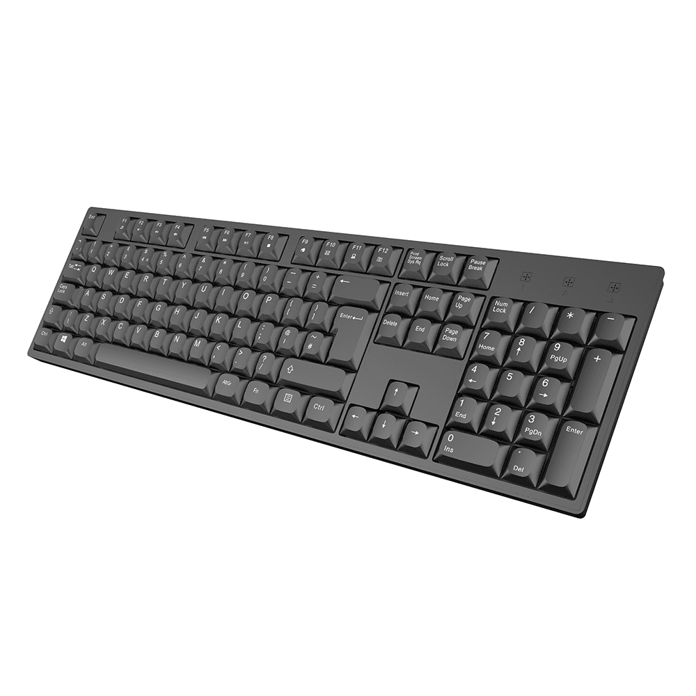VIDA Office 2-in-1 USB Kit — Keyboard & Mouse, UK QWERTY (Black) thumbnail 3