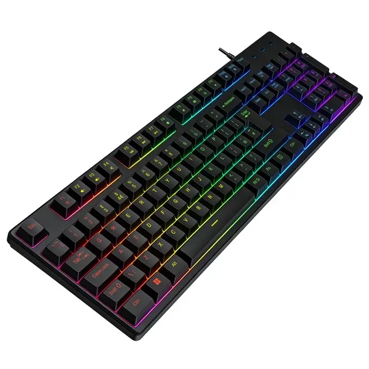 VIDA Rebel 2-in-1 USB Kit — RGB LED Keyboard & Gaming Mouse, UK QWERTY (Black) thumbnail 2