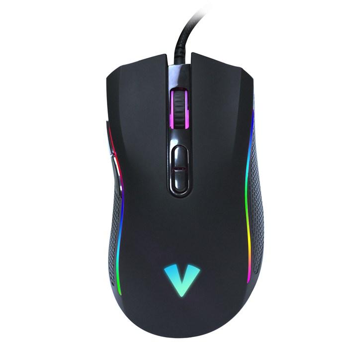 VIDA Rebel 2-in-1 USB Kit — RGB LED Keyboard & Gaming Mouse, UK QWERTY (Black) thumbnail 4